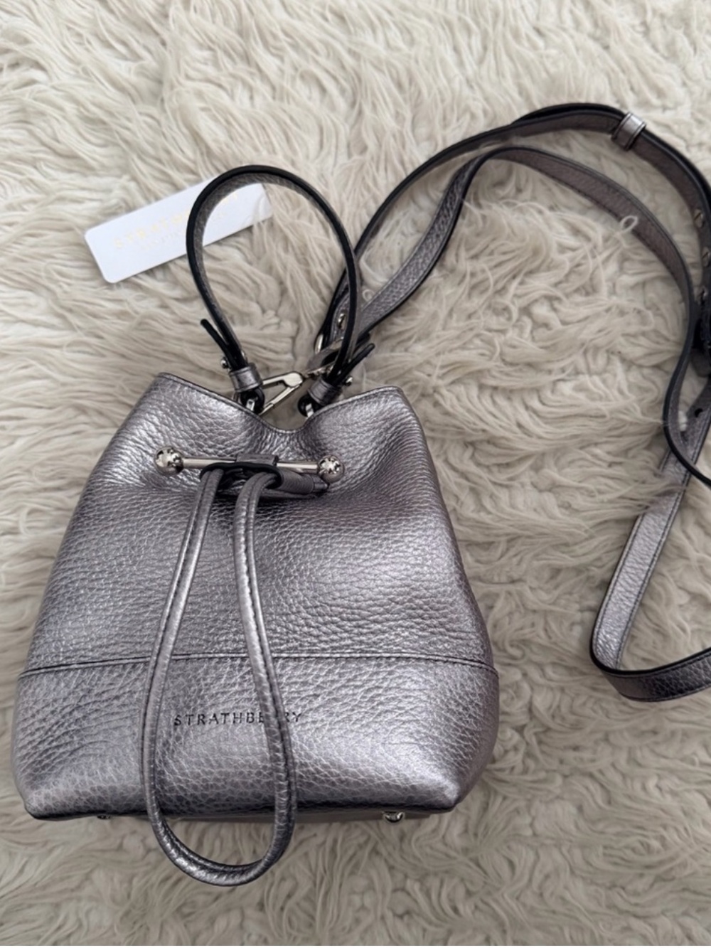 Strathberry Lana Osette Bag Silver/Metallic